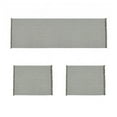 thumbnail image 1 of HomeRoots 389006 60 x 16 x 1 in. Green Striped Table Runner & 8 Napkins, 1 of 3