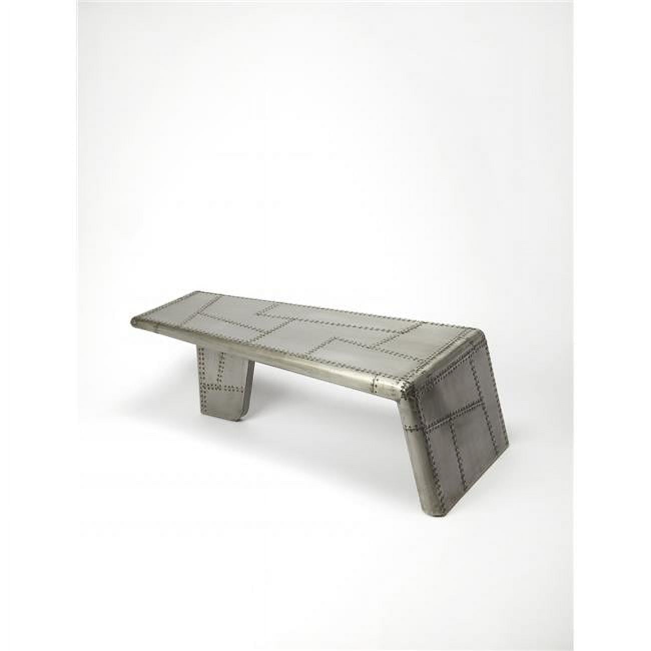 Industrial Chic Mango Wood & Aluminum Lift-Top Coffee Table