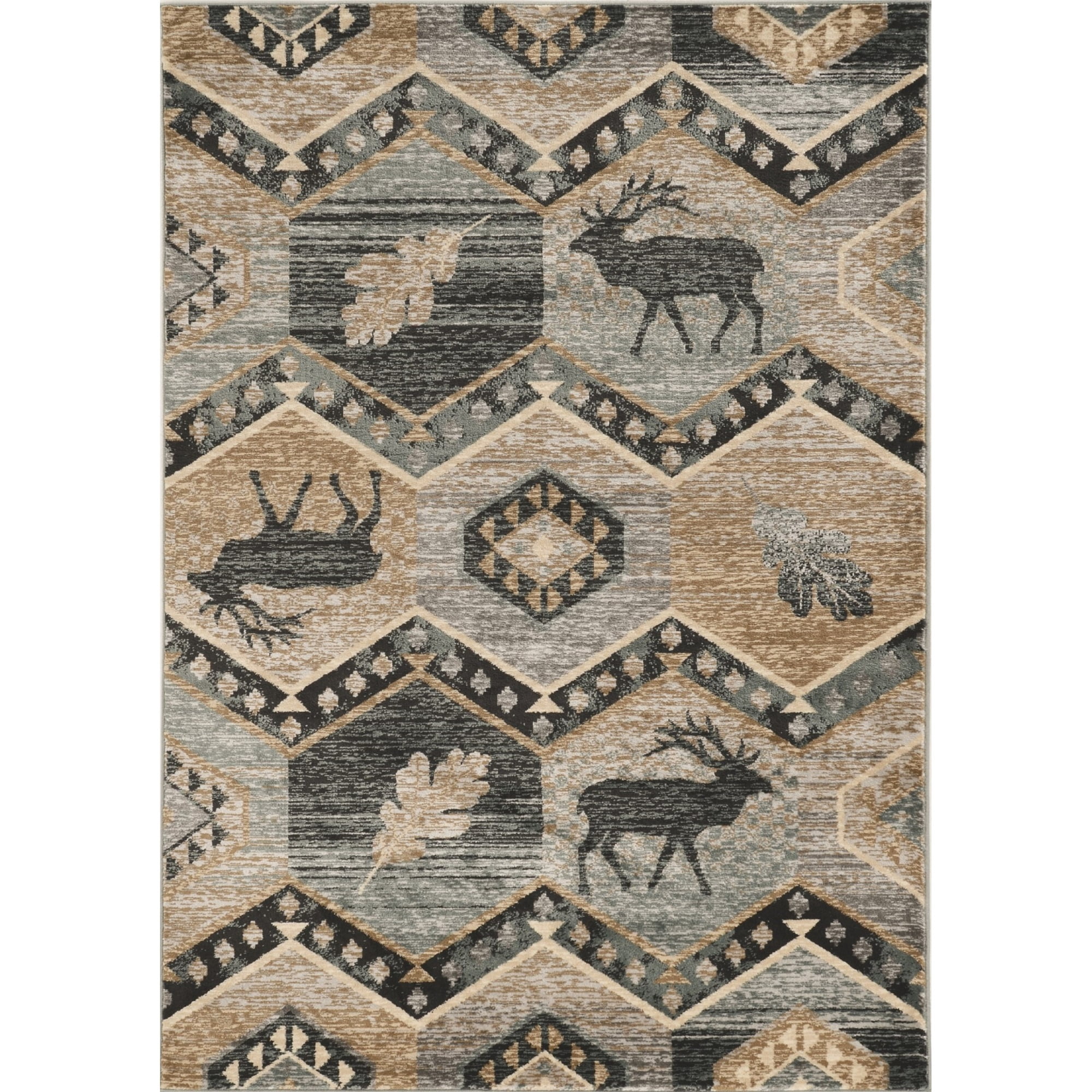 7'X10' Grey Machine Woven Uv Treated Herringbone Illusion Indoor Outdoor Area Rug 7'X10' Grey Machine Woven Uv Treated Herringbone Illusion Indoor Outdoor Area Rug