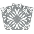 thumbnail image 1 of HomeRoots 390638 4 x 4 in. Gray & White Spire Peel & Stick Removable Tiles, 1 of 1