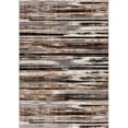 thumbnail image 1 of HomeRoots 393982 2 x 8 ft. Rustic Strokes Runner Rug, Beige, 1 of 5