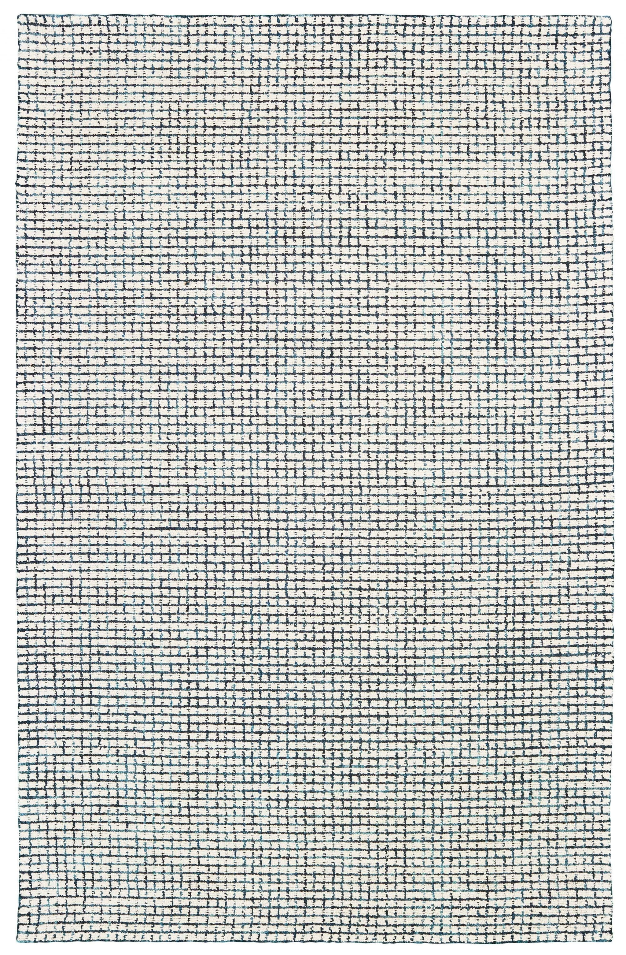 Elegant Ivory Wool 9' x 12' Hand-Knotted Area Rug