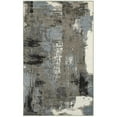 thumbnail image 1 of HomeRoots 395865 5 x 7 ft. Gray Abstract Smudge Area Rug, 1 of 1