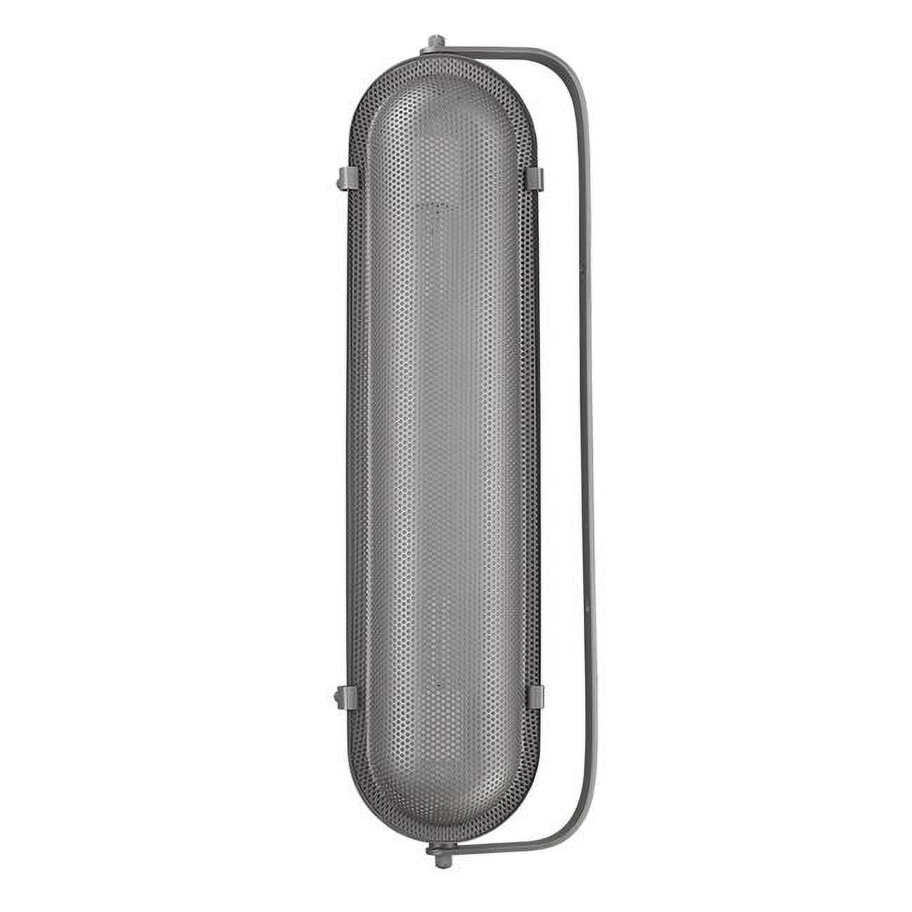 Terra 2-Light Gray Metal Industrial Sconce