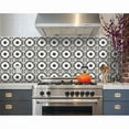 thumbnail image 1 of HomeRoots 399947 6 x 6 in. Black & White Rolla Peel & Stick Removable Tiles, 1 of 5