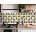 thumbnail image 1 of 4" x 4" Gold Snowflake Peel and Stick Removable Tiles, 1 of 5