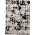thumbnail image 1 of 4' X 6' Black White And Gray Area Rug, 1 of 10