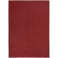 thumbnail image 1 of HomeRoots 4' X 6' Brick Red Non Skid Indoor Outdoor Area Rug, 1 of 6