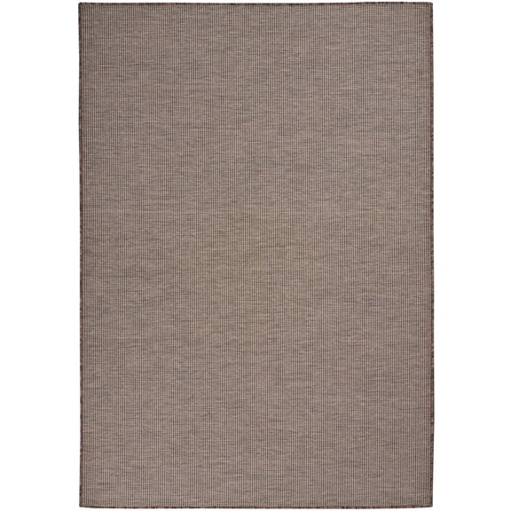 HomeRoots 4' X 6' Brown Power Loom Area Rug