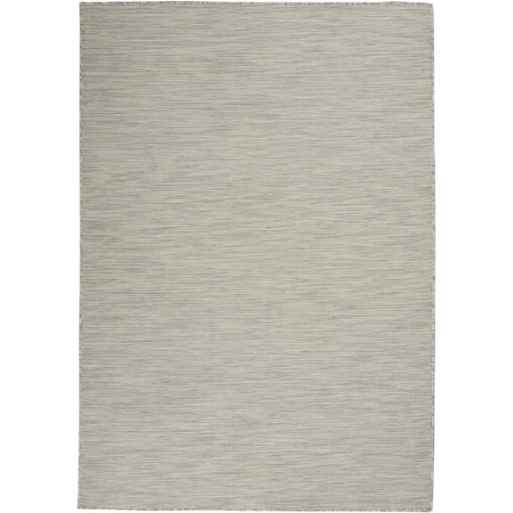 HomeRoots 4' X 6' Gray Power Loom Area Rug