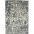 thumbnail image 1 of 4' X 6' Grey And Beige Abstract Power Loom Non Skid Area Rug, 1 of 6