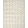 thumbnail image 1 of 4' X 6' Ivory And Grey Floral Stain Resistant Non Skid Area Rug, 1 of 6