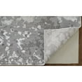 thumbnail image 1 of 4' X 6' Silver Gray And White Abstract Area Rug, 1 of 5
