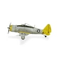 thumbnail image 1 of 4" Yellow and Gray Metal Hand Painted P-47D Thunderbolt Model Airplane, 1 of 3