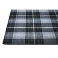 thumbnail image 1 of HomeRoots  4 x 6 ft. Black Blue & White Abstract Hand Woven Stain Resistant Rectangle Area Rug - Black and Blue - 4 x 6 ft., 1 of 1