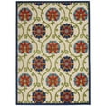 thumbnail image 1 of HomeRoots  4 x 6 ft. Blue Floral Vines Indoor & Outdoor Area Rug - Blue - 4' x 6', 1 of 1