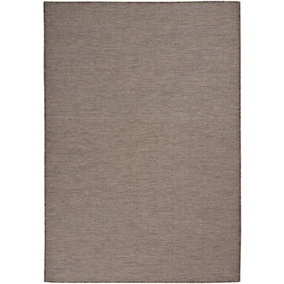 HomeRoots 4 x 6 ft. Brown Power Loom Rectangle Area Rug - Brown - 4 x 6 ft.