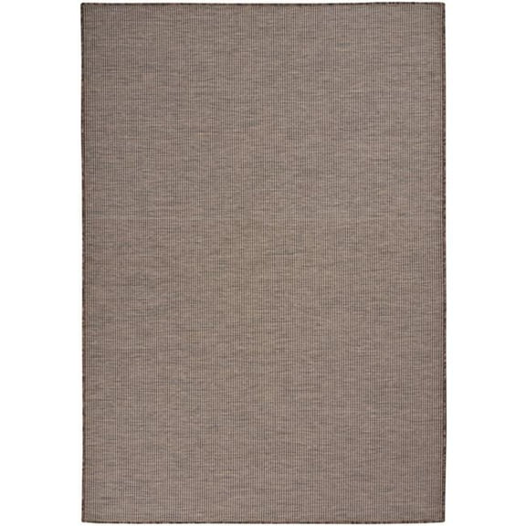 HomeRoots  4 x 6 ft. Brown Power Loom Rectangle Area Rug - Brown - 4 x 6 ft.