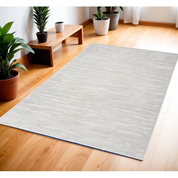4' X 6' Gray Geometric Area Rug