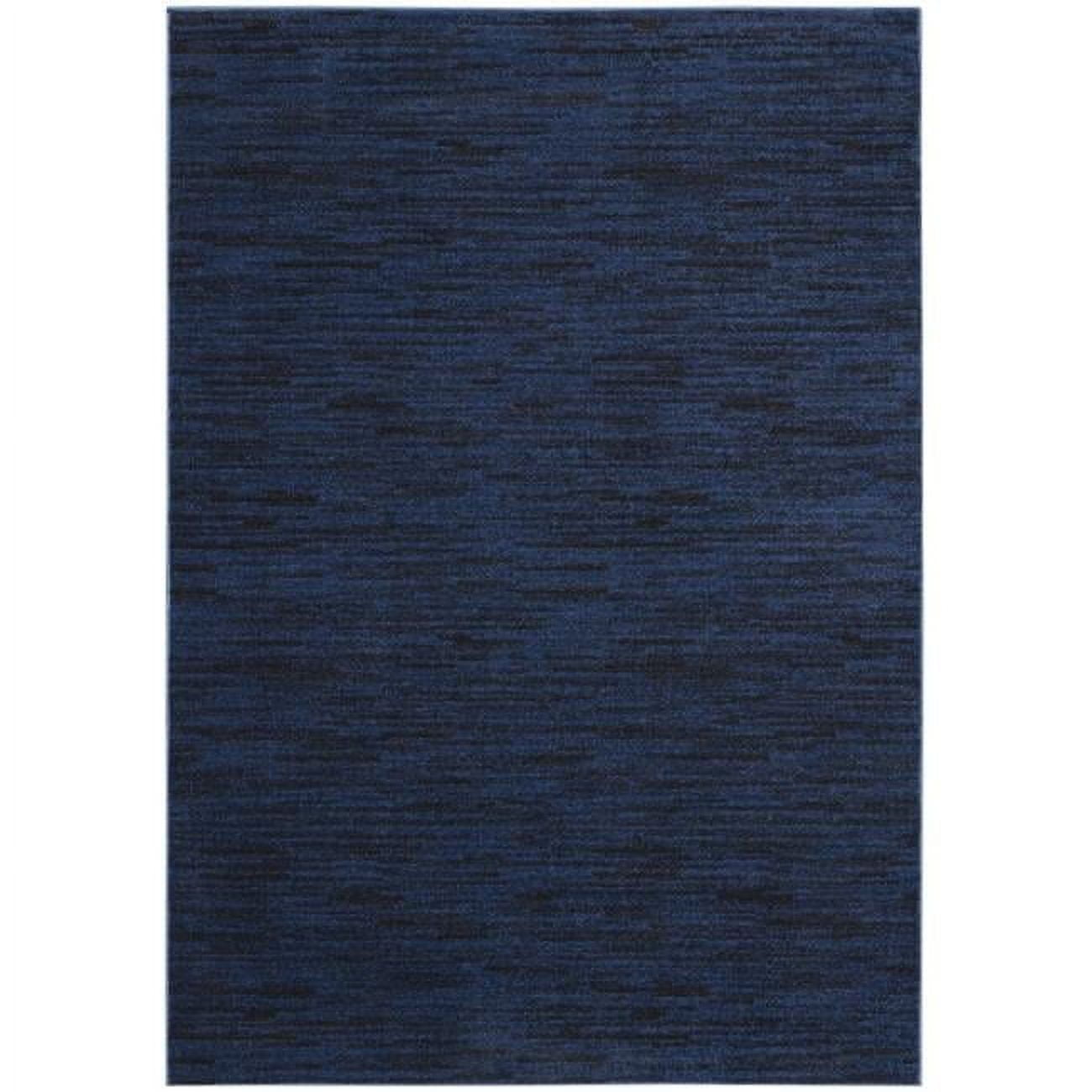 HomeRoots  4 x 6 ft. Midnight Blue Non Skid Indoor & Outdoor Rectangle Area Rug - Midnight Blue - 4 x 6 ft.
