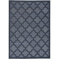 thumbnail image 1 of HomeRoots  4 x 6 ft. Navy Blue Ikat Indoor & Outdoor Rectangle Area Rug - Blue, 1 of 1