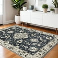 thumbnail image 1 of HomeRoots 574806 4 x 6 ft. Oriental Rectangle Area Rug, Blue, 1 of 1