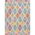 thumbnail image 1 of HomeRoots  4 x 6 in. Ogee Pattern Rectangle Area Rug - Multi Color, 1 of 1