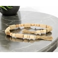 thumbnail image 1 of HomeRoots 571111 40 in. Brown Wood Beads & Rope Decorative Tassel, 1 of 3