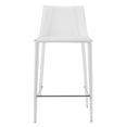 thumbnail image 1 of HomeRoots 400603 Rich Faux Leather Counter Stool, White, 1 of 3