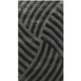thumbnail image 1 of 5â€™ x 7â€™ Dark Gray Geometric Illusion Area Rug, 1 of 1