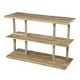 thumbnail image 1 of HomeRoots 402417 42 in. Floor Shelf Console Table with Storage, Natural, 1 of 5