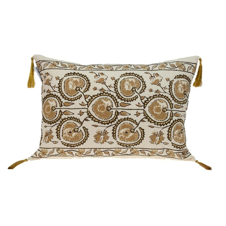Gold lumbar pillow 2025