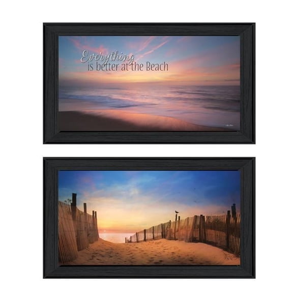 HomeRoots 405820 12 x 42 x 1.5 in. Rectangle Paper Wall Art - Set of 2