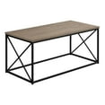 thumbnail image 1 of 41" Dark Taupe Rectangular Coffee Table, 1 of 6