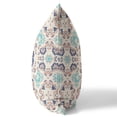 thumbnail image 1 of HomeRoots 411238 6 x 26 x 26 in. White & Blue Zippered Floral Indoor & Outdoor Throw Pillow, 1 of 5