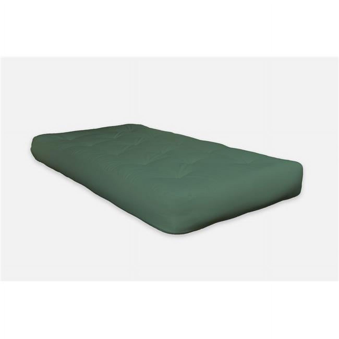 HomeRoots 415734 8 ft. Green Double Foam Futon Queen Size Mattress