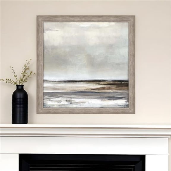 HomeRoots 416758 Tywyn Vista Silver Framed Print Wall Art