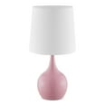 thumbnail image 1 of Minimalist Light Pink Table Lamp with Touch Switch, 1 of 5