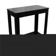 thumbnail image 1 of HomeRoots 469019 24 in. Black End Table with Shelf, 1 of 6