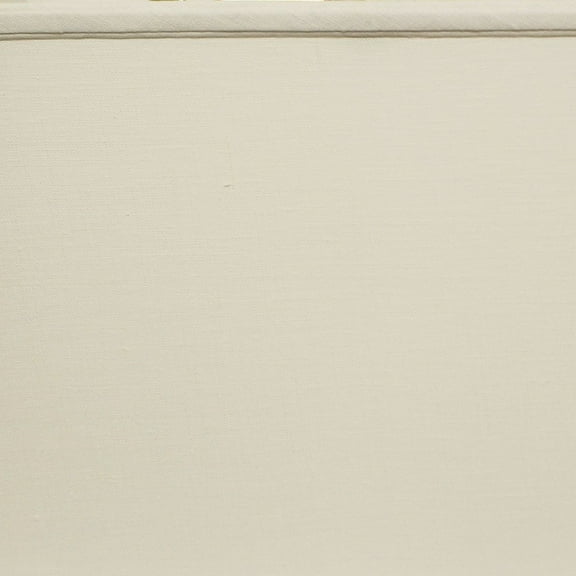 HomeRoots 469776 14 in. Throwback Rectangle Linen Lampshade White