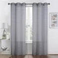 thumbnail image 1 of Set of Two 84"  Gray Shimmery Window Curtain Panels, 1 of 1