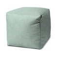 thumbnail image 1 of HomeRoots 475085 17 x 17 x 1 in. Green Cube Indoor & Outdoor Pouf Cover, 1 of 3