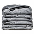 thumbnail image 1 of Grey Bamboo Weighted Breathable Throw Blanket, 1 of 5