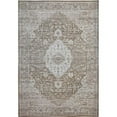 thumbnail image 1 of HomeRoots 478955 8 x 11 ft. Beige Oriental Power Loom Distressed Stain Resistant Rectangle Area Rug, 1 of 5