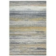 thumbnail image 1 of HomeRoots 478964 8 x 11 ft. Gold Abstract Stain Resistant Rectangle Area Rug, 1 of 5