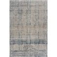 thumbnail image 1 of HomeRoots 482982 10 x 13 ft. Cream Blue & Ivory Geometric Distressed Stain Resistant Rectangle Area Rug, 1 of 8