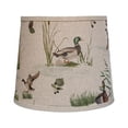 thumbnail image 1 of HomeRoots 484507 27 in. Candlestick Table Lamp with Ivory Duck Shade, Black, 1 of 5