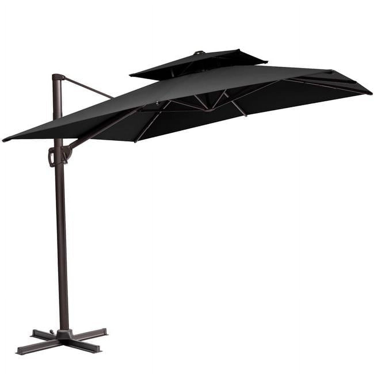 11 ft. Navy Blue Polyester Round Tilt Cantilever Patio Umbrella with Stand - Walmart.com 11 ft. Navy Blue Polyester Round Tilt Cantilever Patio Umbrella with Stand - Walmart.com