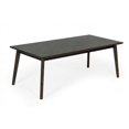 thumbnail image 1 of HomeRoots 486022 30 x 83 x 39 in. Dark Brown Sleek Rectangular Wood Dining Table, 1 of 8