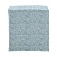 thumbnail image 1 of HomeRoots 487819 18.9 x 17.7 x 17.7 in. Blue Linen Floral Ottoman, 1 of 5